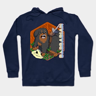 dungeons and dragons barbarian dog Hoodie